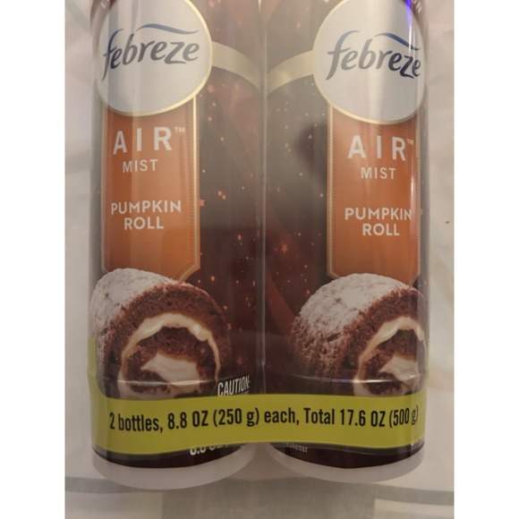 Febreze Air Mist - Odor-Fighting Air Freshener - Pumpkin Roll -8.8 oz - 2 Pack! - Picture 2 of 3